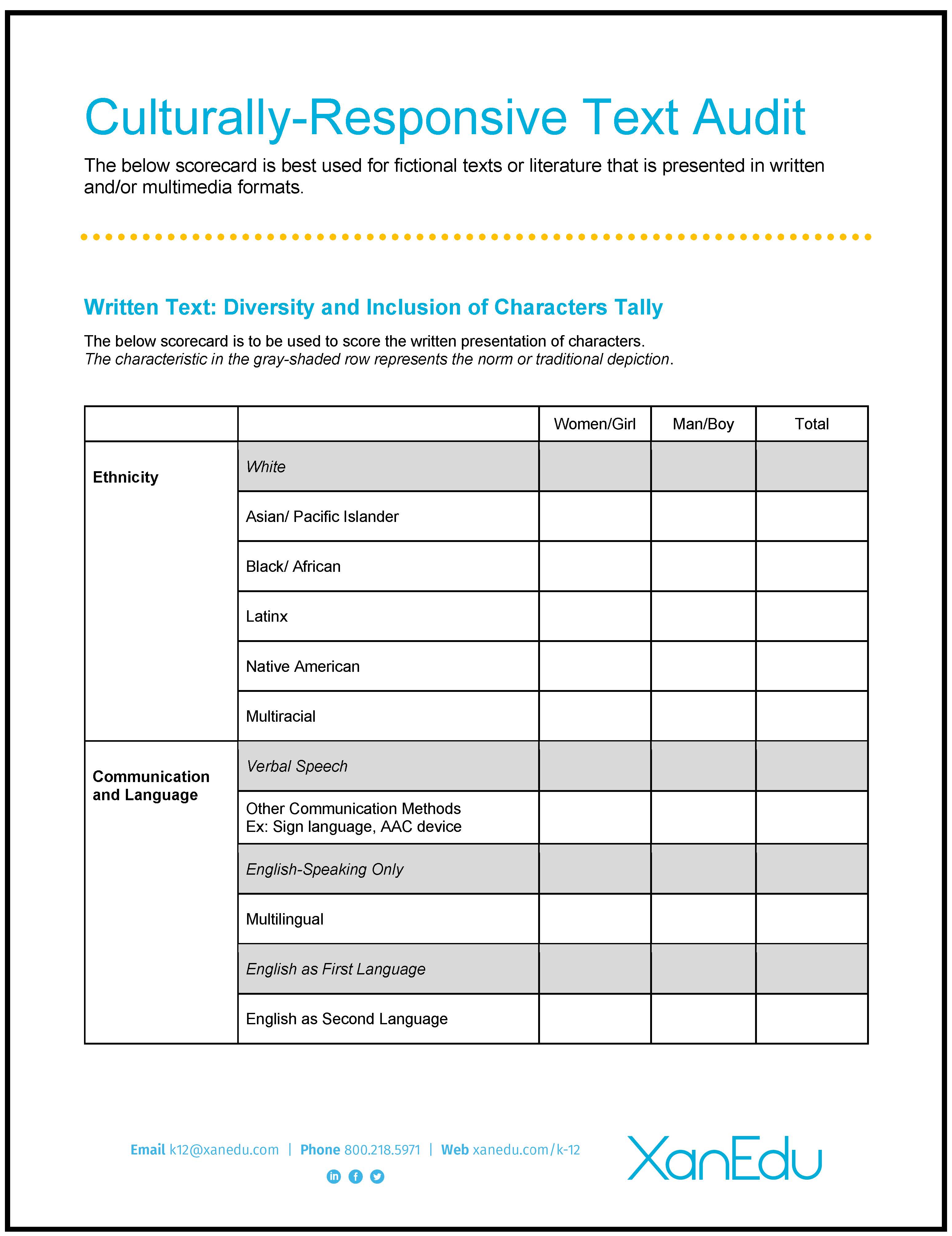 Xanedu_ Culturally-Responsive Texts Scorecard_C3 image