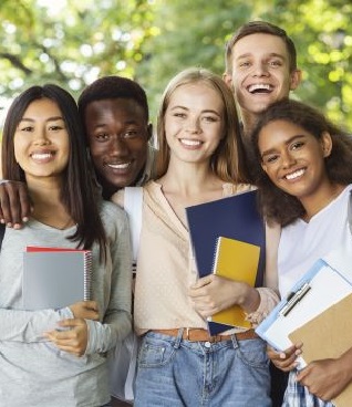 diverse students cropped