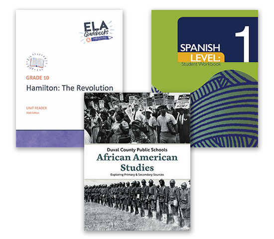 K-12 materials collection covers